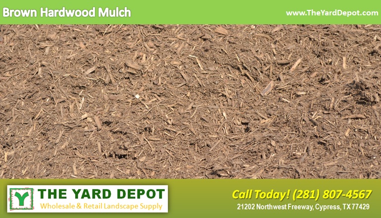 Brown Hardwood Mulch TheYardDepot.com Houston Landscape Supplier | Landscape Supplier Houston