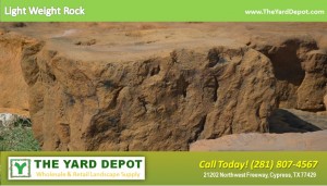 Light Weight Rock TheYardDepot.com Houston Landscape Supplier | www.TheYardDepot.com