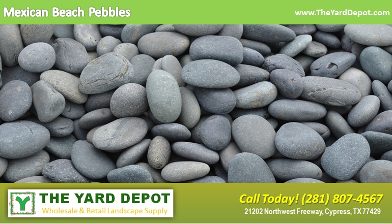 Mexican Beach Pebbles TheYardDepot.com Houston Landscape Supplier | www.TheYardDepot.com