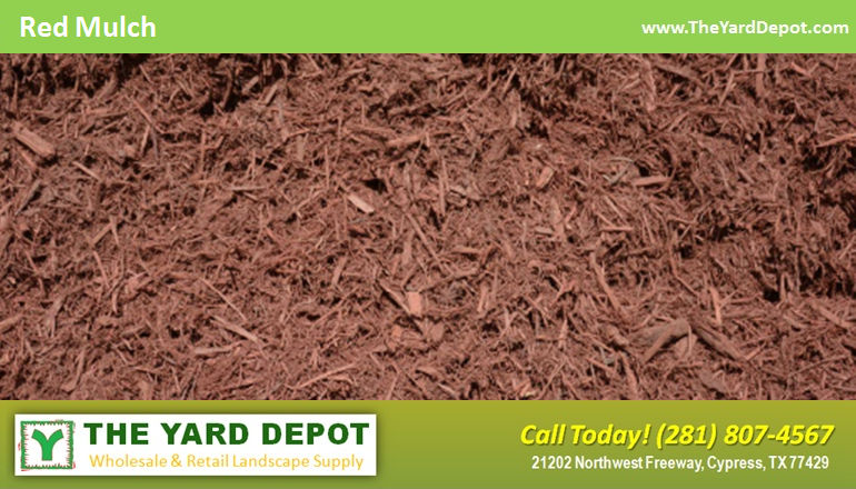 Red Harwood Mulch TheYardDepot.com Houston Landscape Supplier | Landscape Supplier Houston