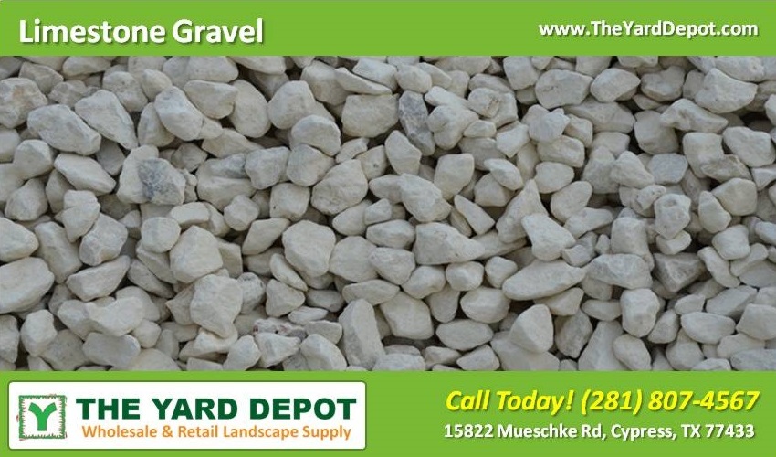 Sand & Gravel Supplier - Limestone Gravel - TheYardDepot - Wholesale Landscape Supplier Cypress - Retail Landscape Supplier Cypress 15822 Mueschke Rd Cypress TX