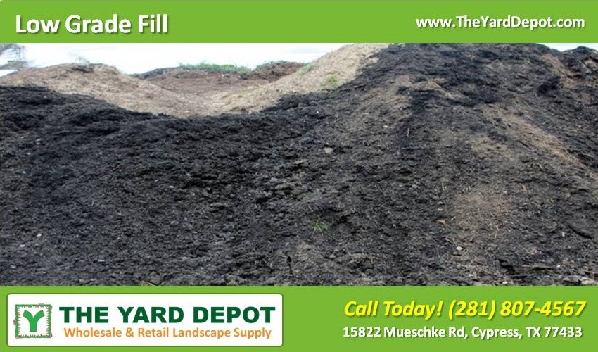 Mixed Soil Supplier - Low Grade Fill - TheYardDepot - Wholesale Landscape Supplier Cypress - Retail Landscape Supplier Cypress 15822 Mueschke Rd Cypress TX