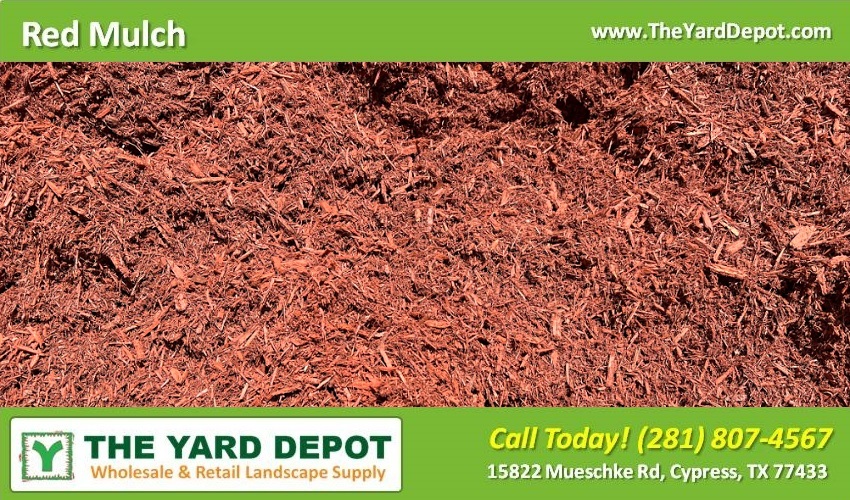 Red Mulch - TheYardDepot Houston Wholesale Landscape Supplier