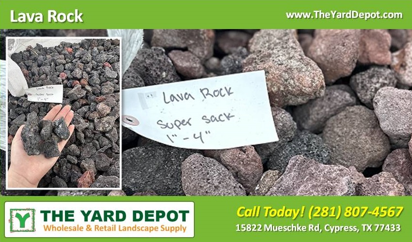 Lava Rock - The Yard Depot Cypress Texas